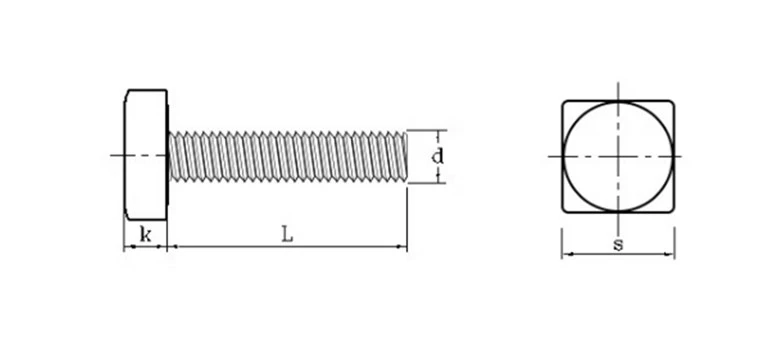 square head bolt 1 square head bolt 1