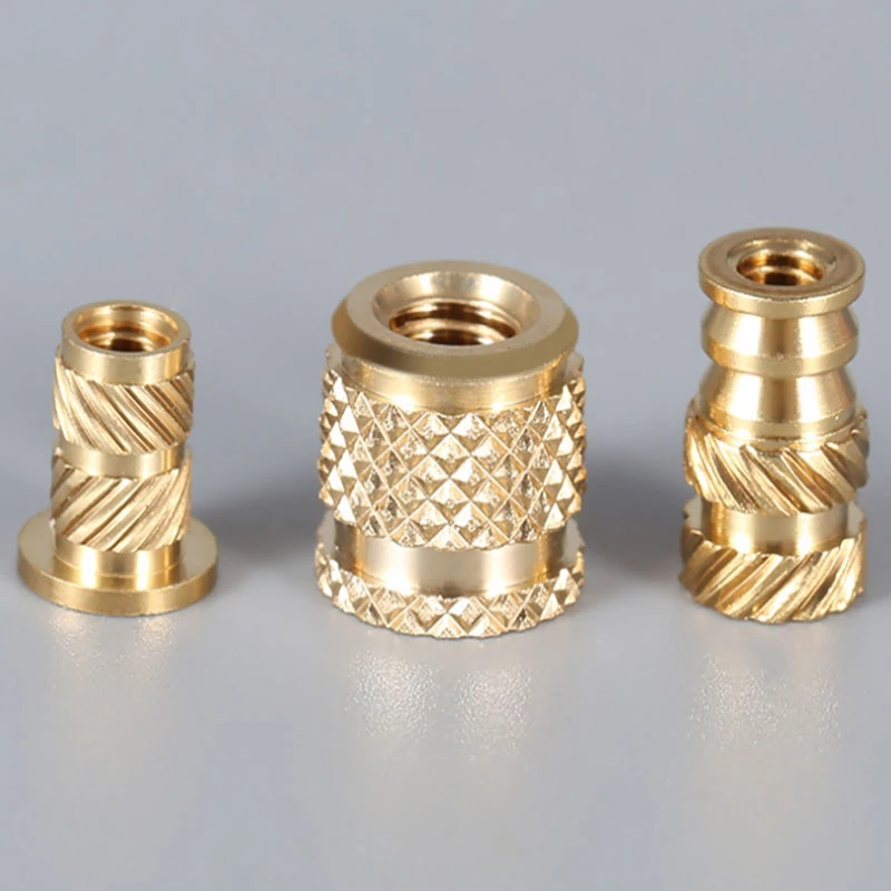 Brass hot staking inserts 2 Brass hot staking inserts 2